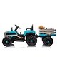 preview thumbnail 11 of 98, 24V Battery Powered Electric Tractor Toy, 200w*2motor,speedadjustable,USB,MP3 ,Bluetooth,LED light Blue