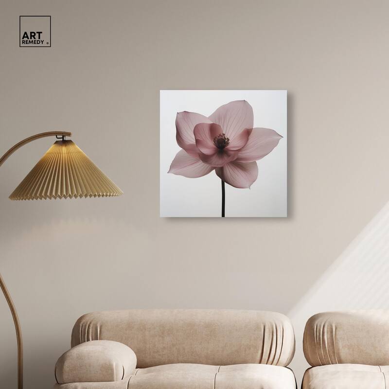 Silken Sepals Canvas by Art Remedy, Gallery Wrapped