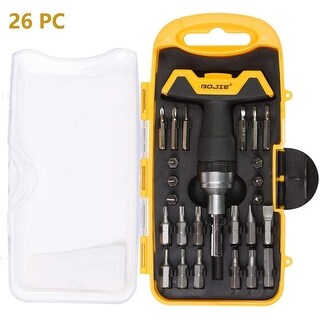 Screwdriver Set 26 PCS Multi-Purpose Tool with Box - 7.5"L x 4"W x 2"H ...