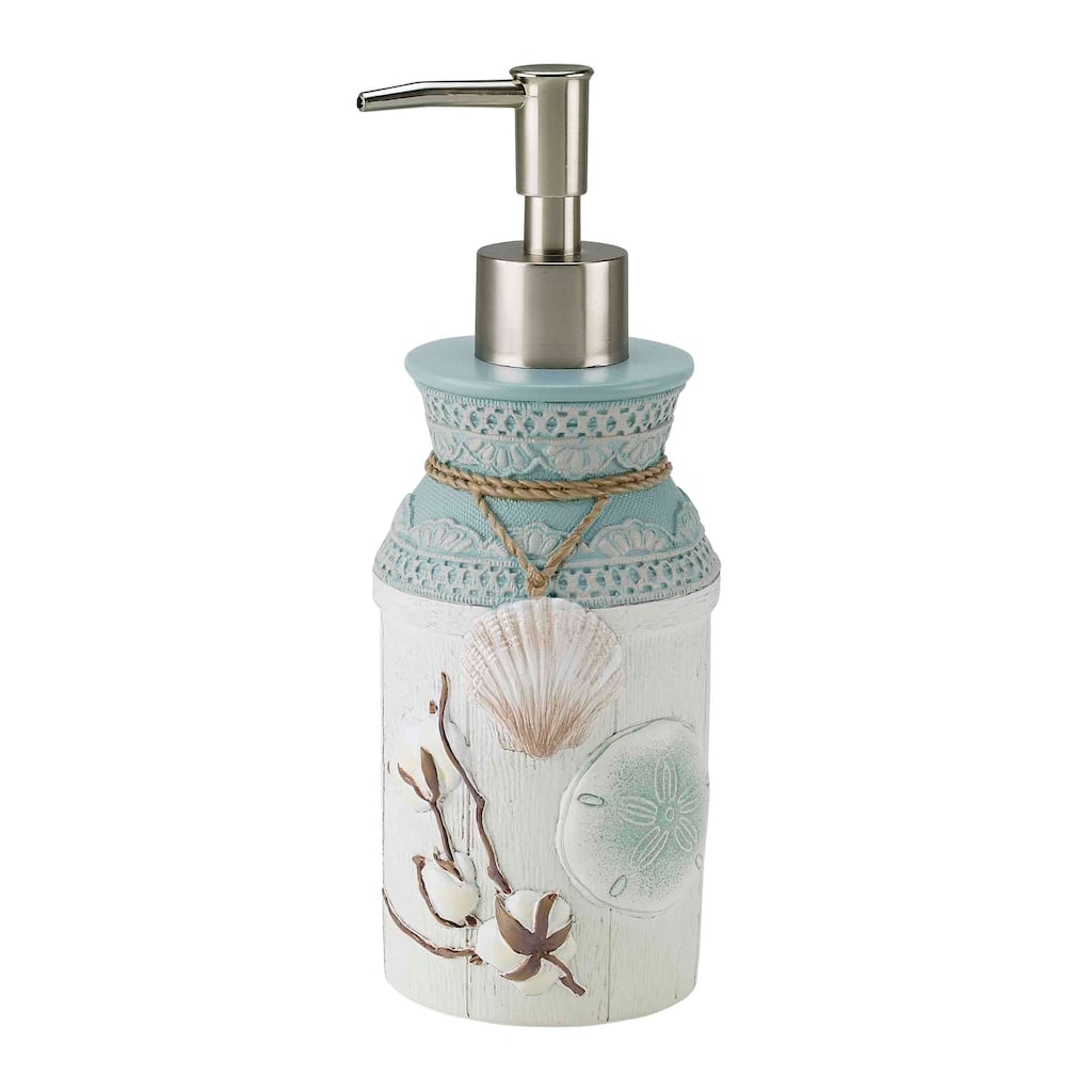 Avanti Linens Farmhouse Shell Lotion Dispenser - White - Lotion Dispenser