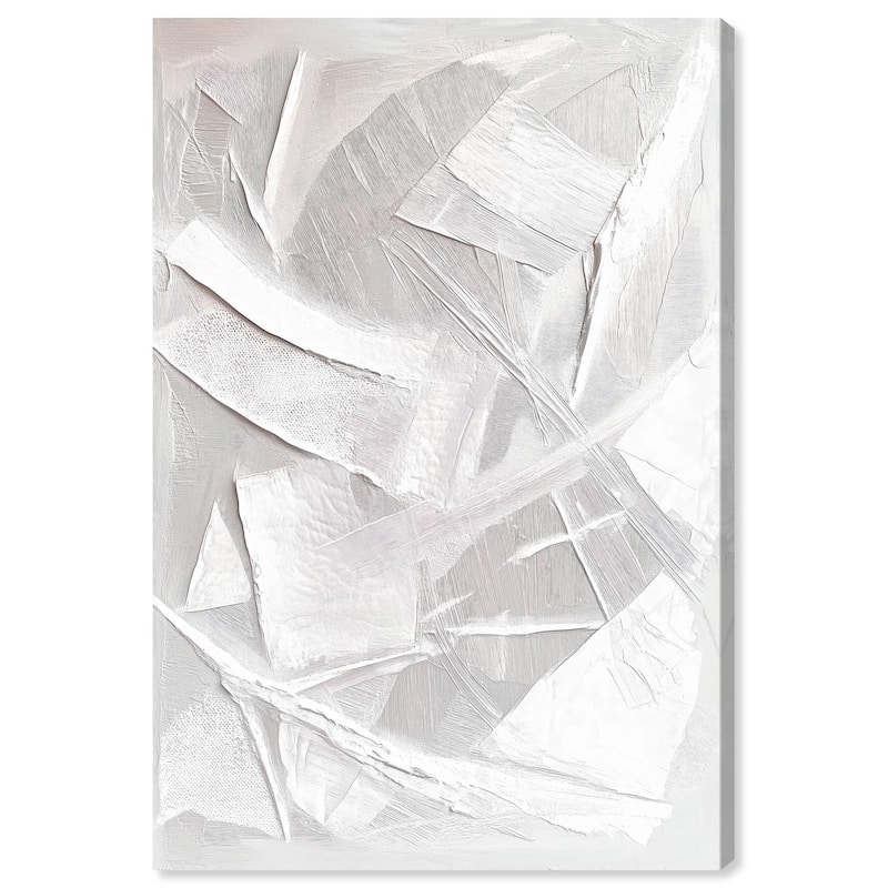 Thick White Texture II Canvas by Art Remedy, Gallery Wrapped - 20" x 30"