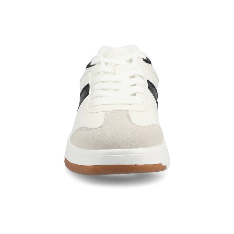 Vance Mens Raiden T-Toe Low Top Sneaker - White - 11