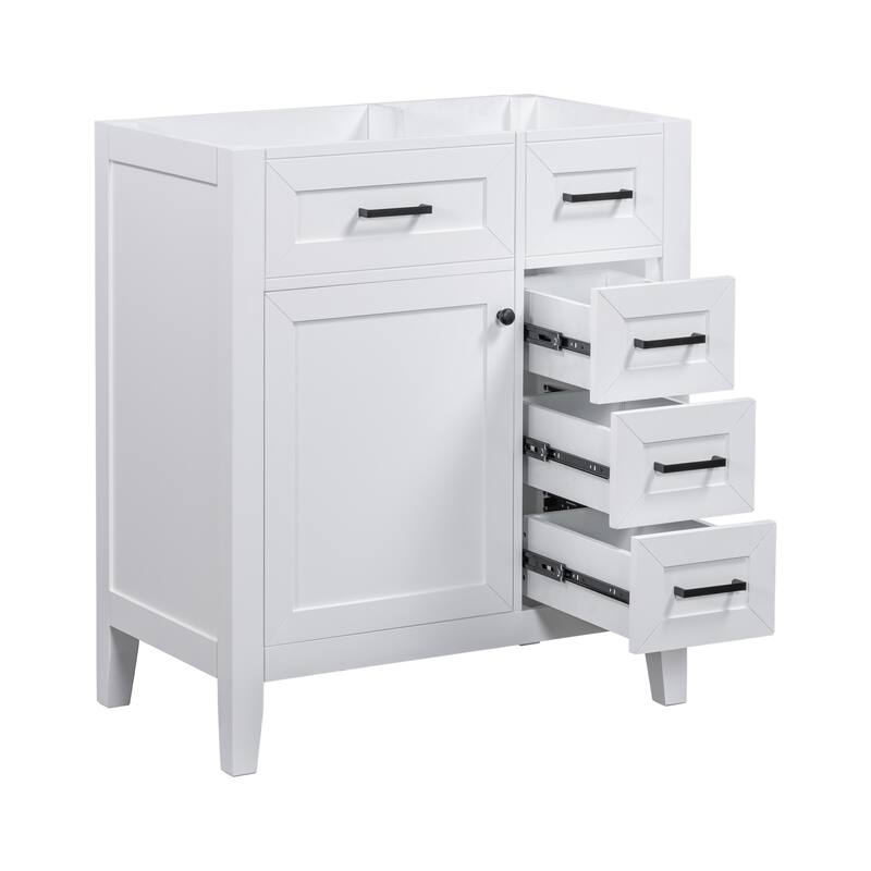 30" Bathroom Vanity with Solid Frame and MDF Board