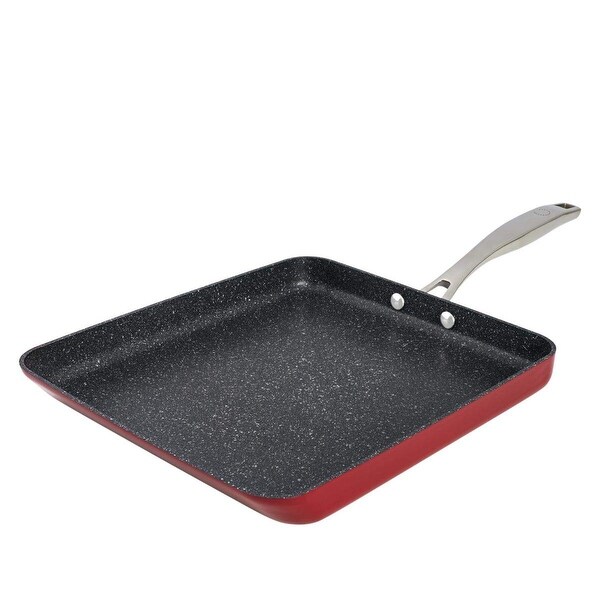 Curtis Stone Dura-Pan Rectangular 12" Omelet Pan-Refurbished. Opens flyout.
