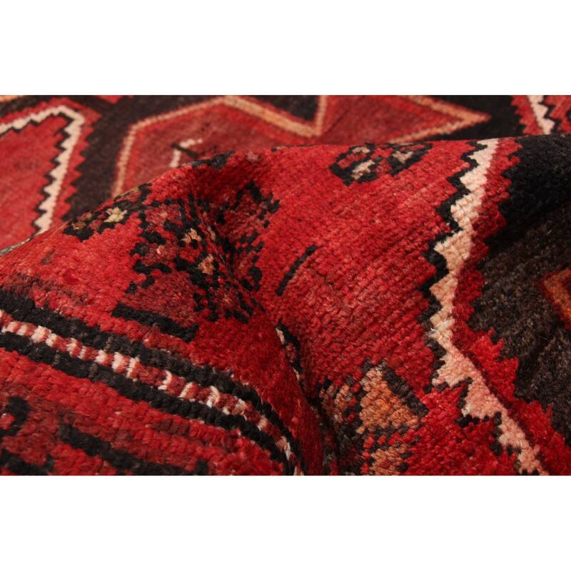 ECARPETGALLERY Hand-knotted Andelz Red Wool Rug - 3'2 x 5'7