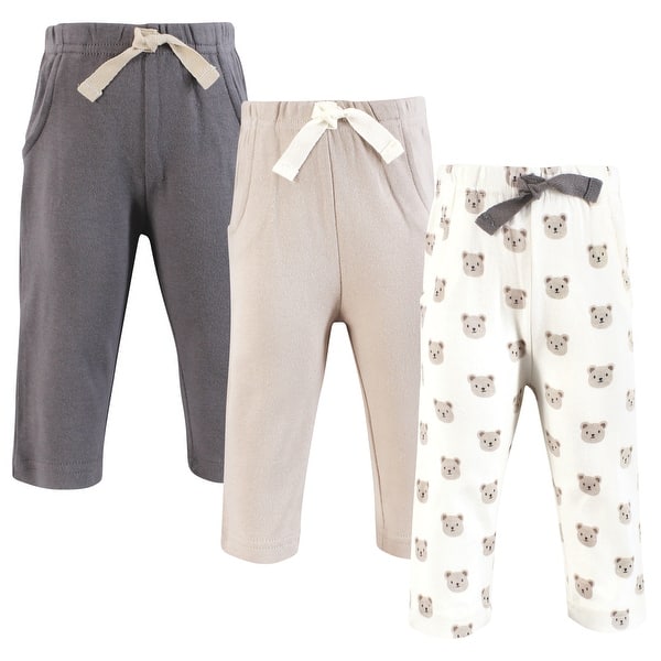 slide 1 of 1, Hudson Baby Unisex Cotton Pants and Leggings, Cozy Cutie 0-3 Months - Cozy Cutie
