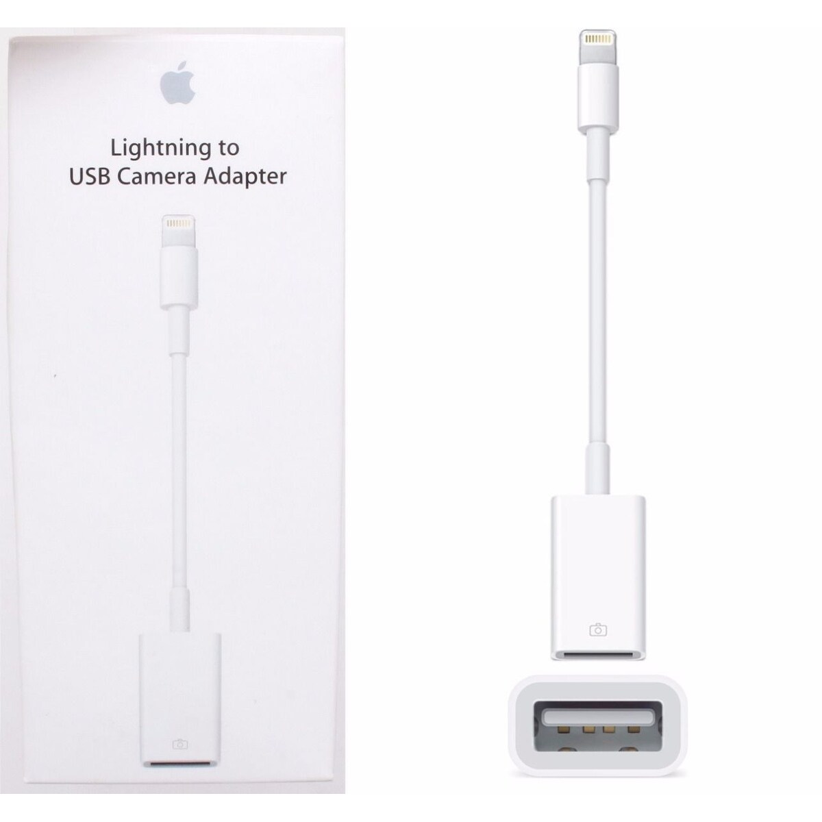 Shop Apple Lightning To Usb Camera Adapter Model A1440 Me637ll A Overstock 18745549
