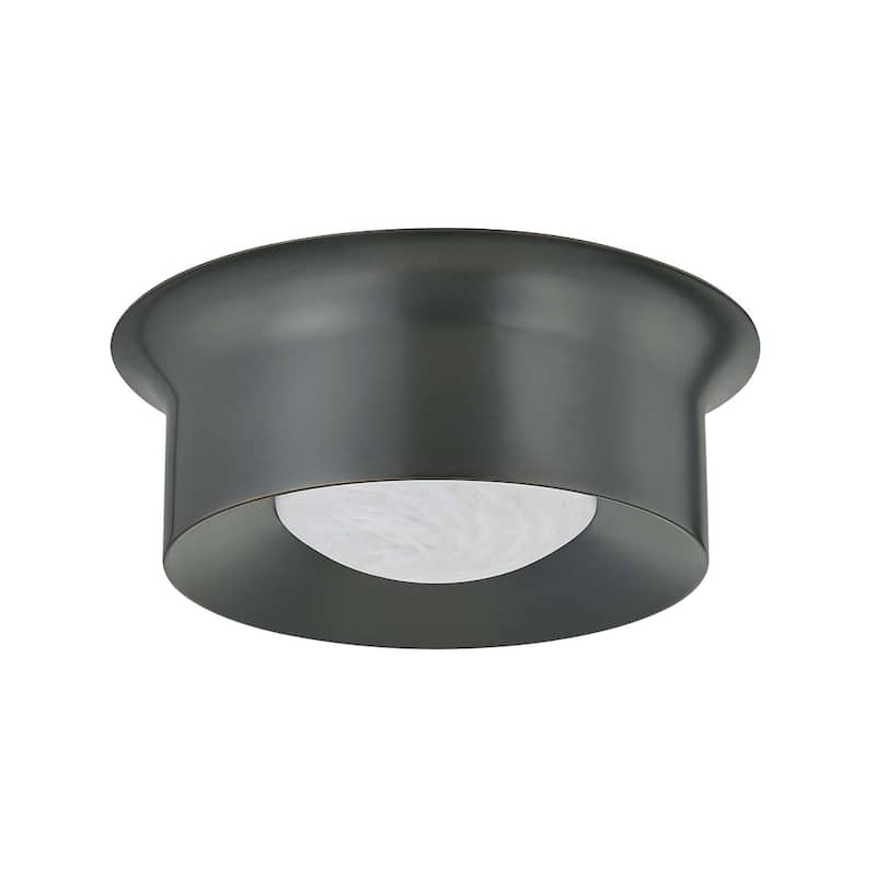 Hudson Valley Lighting 1714 Noxon 14" Wide Flush Mount Drum Ceiling - Distressed Bronze