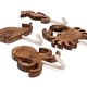 preview thumbnail 2 of 9, Crane Baby 4-pc. Sea Life Motifs Wall Decor - Brown