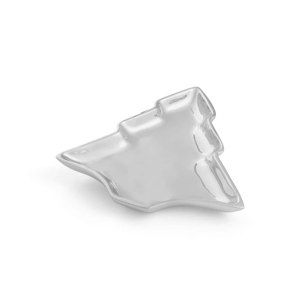 Nambe Christmas Tree Candy Dish - 9 inch