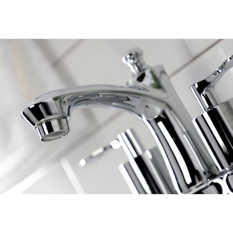 Kingston Brass Serena 1.2 GPM Centerset Bathroom Faucet with Pop-Up