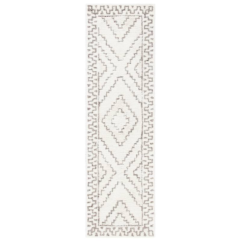 SAFAVIEH Handmade Casablanca Shag Kika Wool Rug