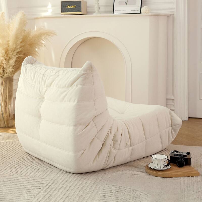35.4 in.W Floor sofa Bean Bag Chair Fireside Bean Bag Lounger