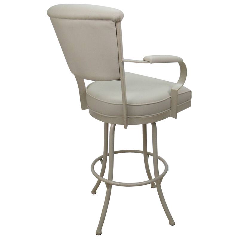 Miami Extra Tall 34" Spectator Metal Bar Stool on Noam Base - 34" Seat Height