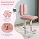 preview thumbnail 5 of 14, Kids Desk and Chair Set with Adjustable Height and Tilted Desktop - 31.5" x 20"x 41" (L x W x H)
