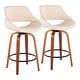 preview thumbnail 5 of 42, Carson Carrington Svellingen Counter Stool with Round Black Footrest (Set of 2) - N/A