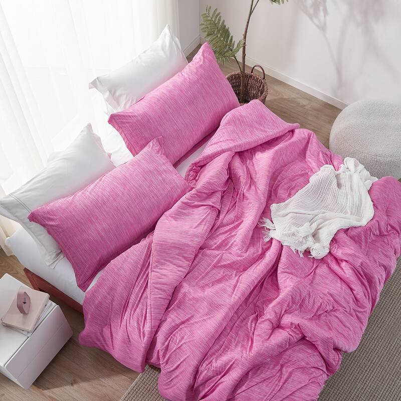 Cool Cool Summer - Coma Inducer® Oversized Comforter Set - Sangria Sunset Pink