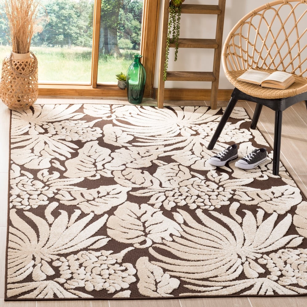 SAFAVIEH Monroe Edris Modern Indoor/ Outdoor Waterproof Rug