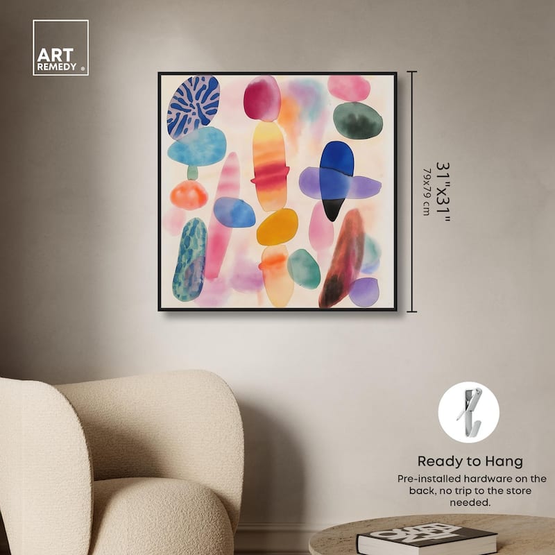 Dissolving Hues Canvas by Art Remedy