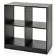 preview thumbnail 2 of 23, Children’s Toy Storage Organizer with 4 Open Cubes and Top Shelf for Bedroom or School Use - 29" x 13" x 29" (L x W x H) Black