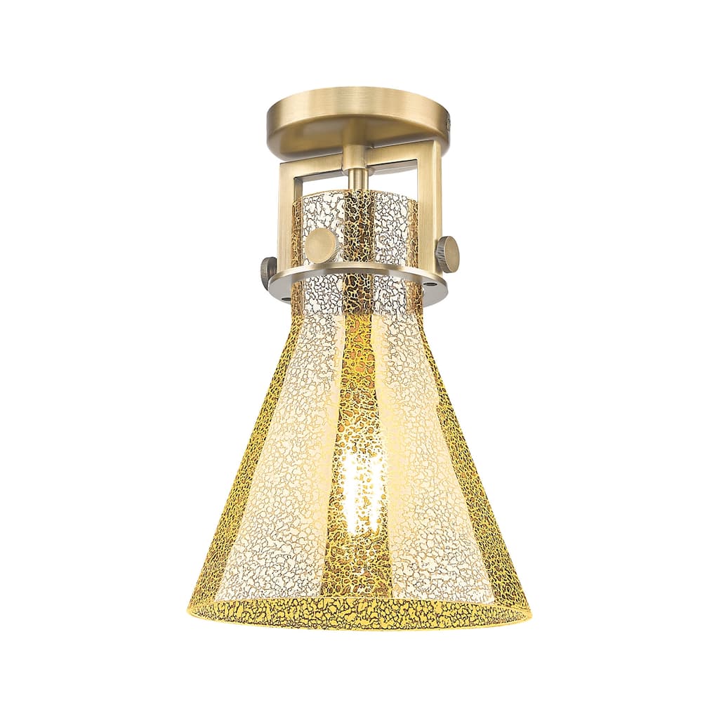 Innovations Lighting 411-1F-12-8 Newton Cone Flush Mount Newton Cone