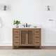 Brown Pine + Matte Black Hardware