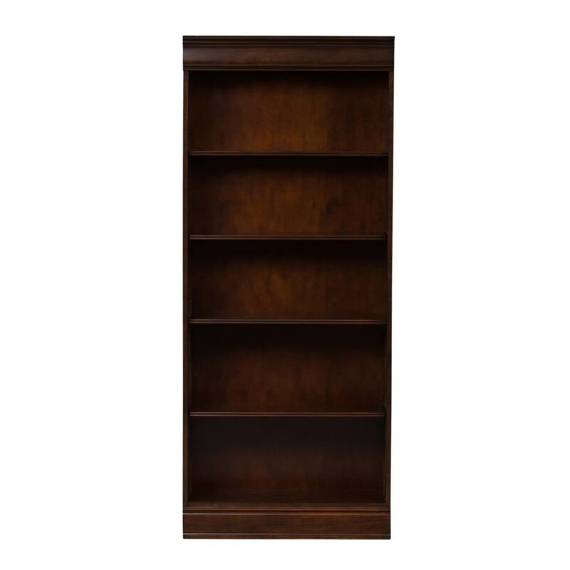 Brayton Manor Cognac Jr Executive 72 Inch Bookcase