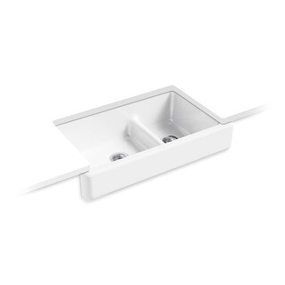 KOHLER Whitehaven Küchenspüle - Selbstauslösende Doppelbecken Mit Hoher Schürze
