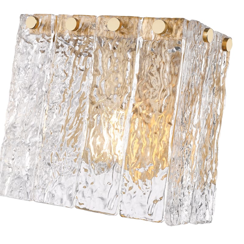 Z-Lite Glacier 1 Light Wall Sconce - Modern Gold