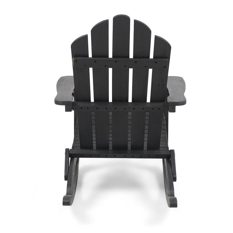 Hollywood Outdoor Adirondack Acacia Rocking Chair by Christopher Knight Home