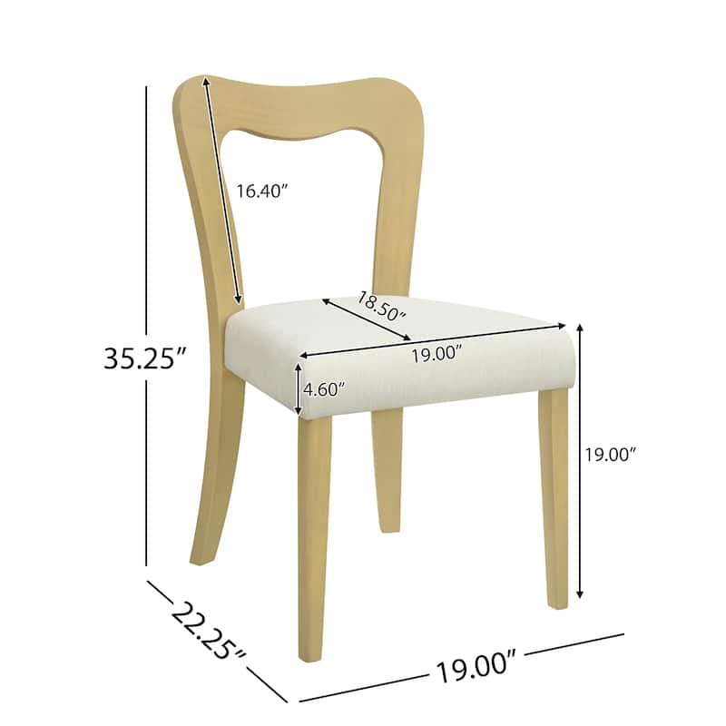 Wood Dining Chair Side Chair (Set of 2)