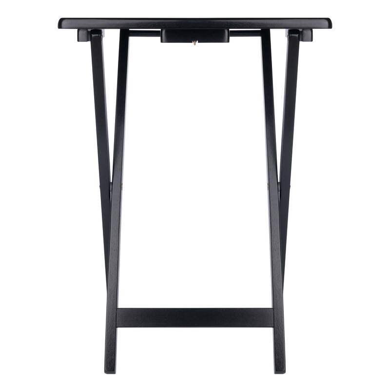 Alex Set of 2 Snack Tables Black Finish