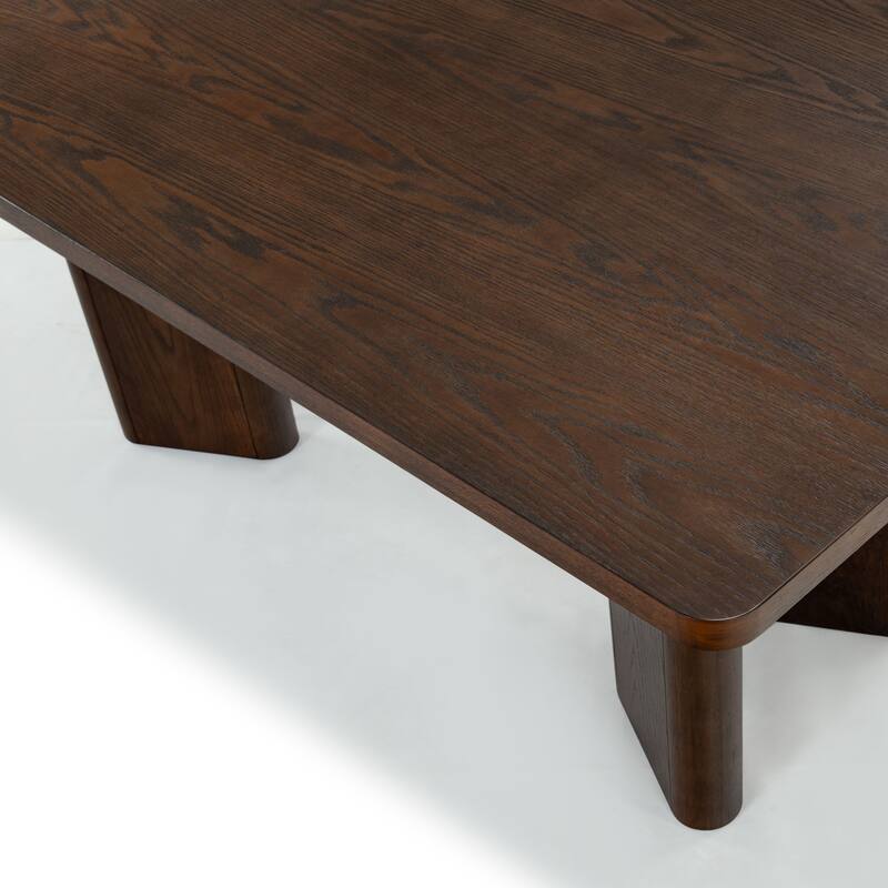 SAFAVIEH Couture Barnard Rectangle Wood Dining Table - 72"W x 42"D x 30"H