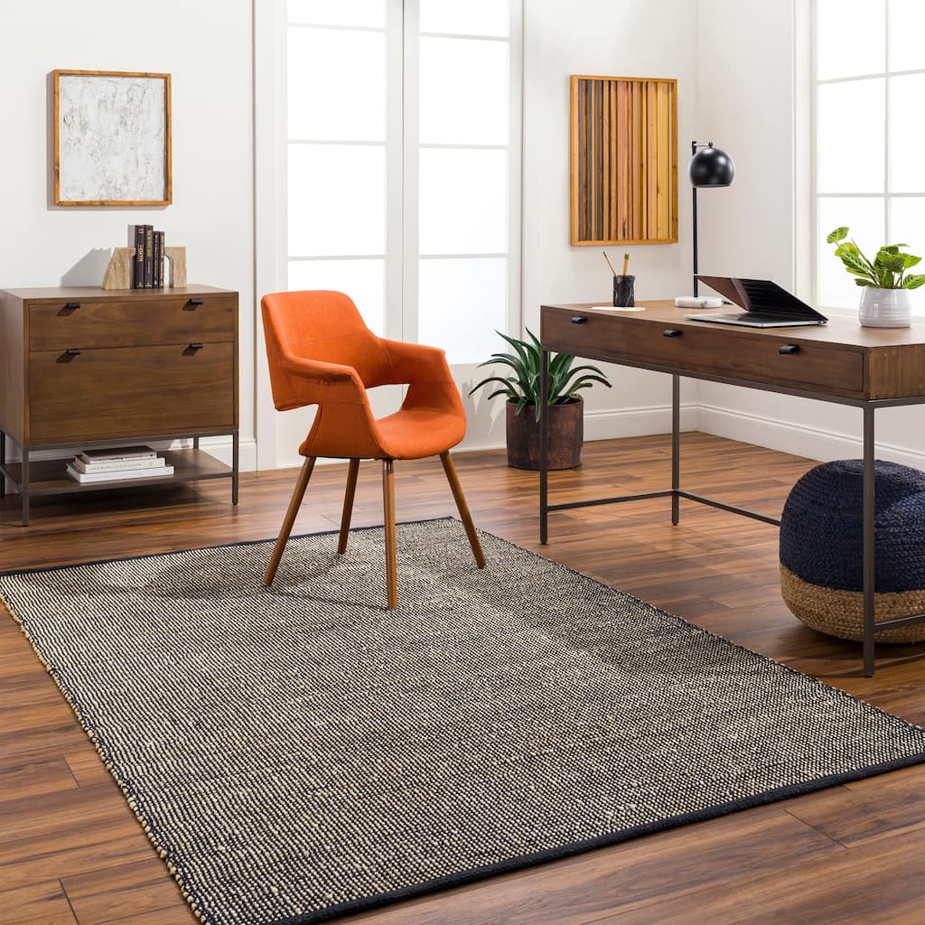 Bronx Handmade Solid Jute Area Rug