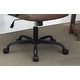 preview thumbnail 3 of 7, Faux Leather Relax Office Chair, Ergonomic Computer Desk Chair, Upholstered Seat with Armrests and Adjustable Height - N/A
