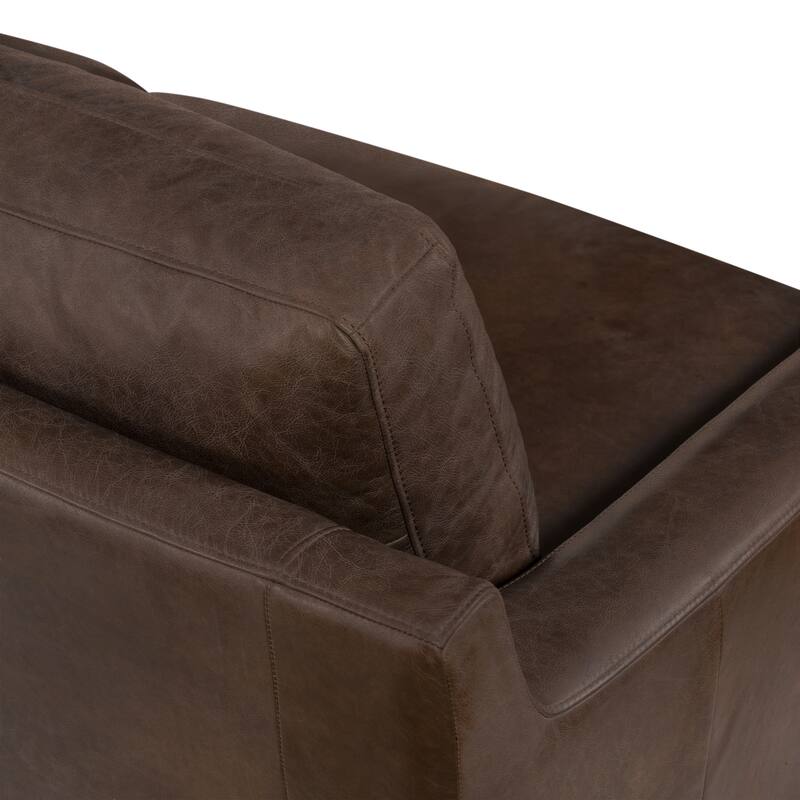 Poly & Bark Sorrento Sectional - Genuine Italian Leather
