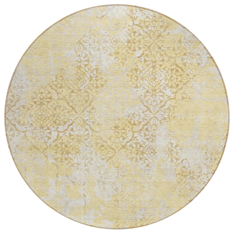 HomeRoots Floral Transitional Rectangle Outdoor Rug