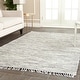 preview thumbnail 4 of 19, SAFAVIEH Handmade Flatweave Montauk Gjyle Casual Cotton Rug 10' x 14' - Silver - Rectangle