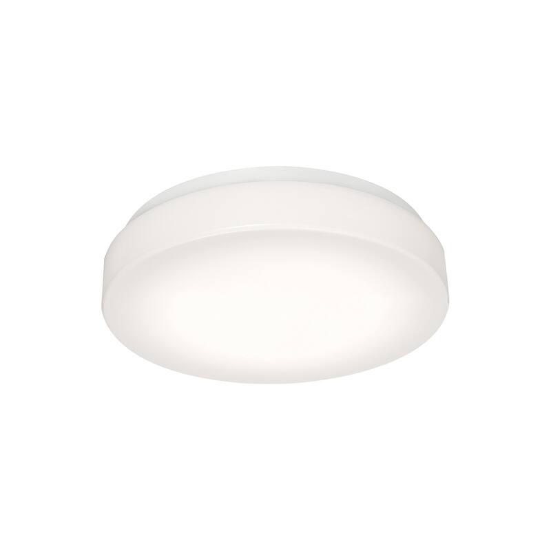 AFX C2F14L5AJUD-BB Cirrus 14" Wide LED Flush Mount Drum Ceiling - White