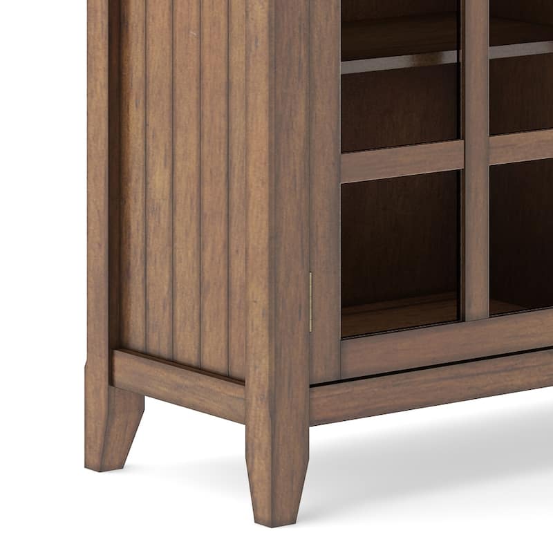 WYNDENHALL Normandy SOLID WOOD 62 inch Wide Transitional Wide Storage Cabinet - 62"w x 18"d x 34" h