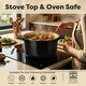 preview thumbnail 26 of 40, Gotham Steel 5QT Dutch Oven Ceramic Nonstick Lightweight Self Basting Lid