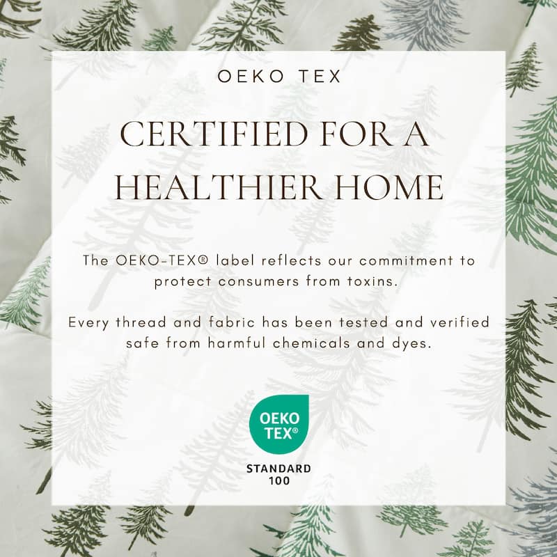 Linery & Co. Holiday Down Alternative Comforter and Sham Set