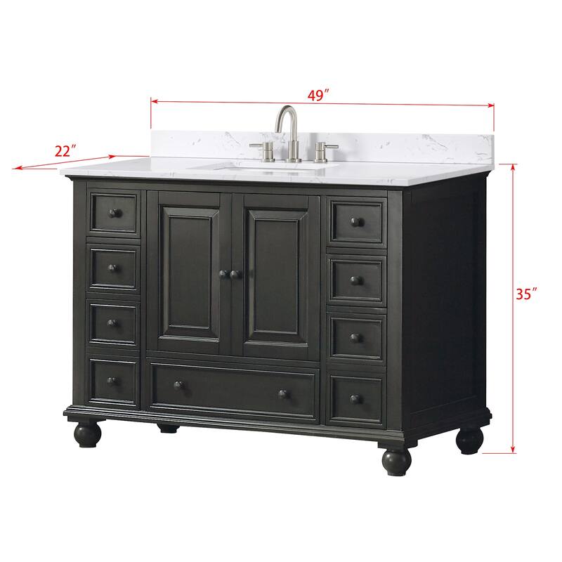 Avanity THOMPSON-VS49-E Thompson 48" Free Standing Single Basin Vanity