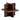 Sagebrook Home 6", Cross Wooden Orb, Brown, Novelty, 6"H, Solid Color - 6" x 6" x 6"