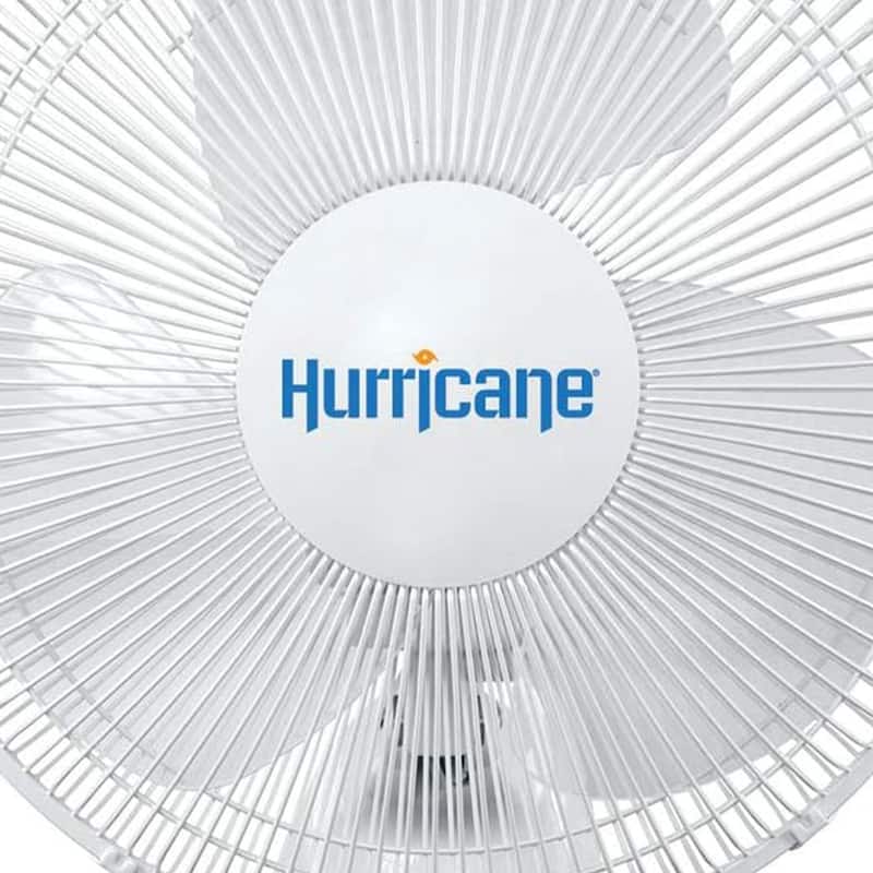 Hurricane 20 Inch Pro Commercial Grade Classic Oscillating Wall Mount Fan, Black
