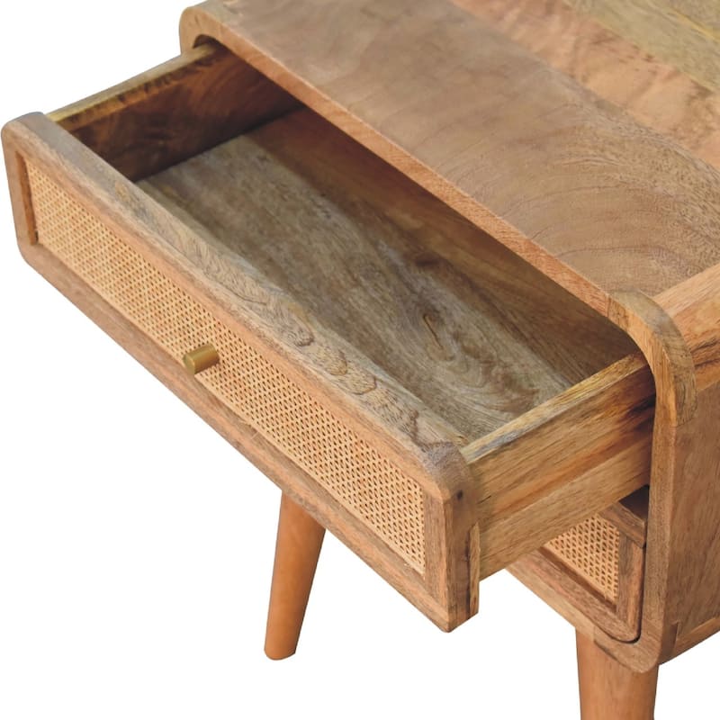 Contemporary Design 2 Drawer Nightstand,Durable And Sturdy
