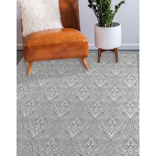 BANDANA GREY Area Rug By Kavka Designs - Bed Bath & Beyond - 35220169
