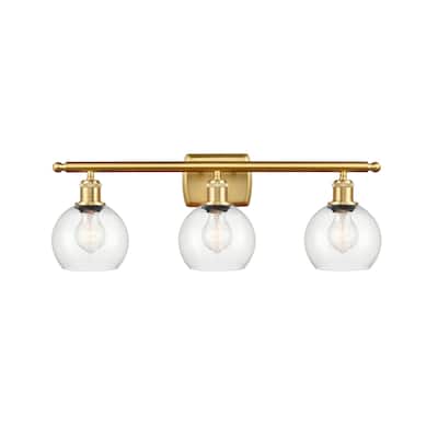 Innovations Lighting Athens 3 Light 26" Bath Vanity Light - 6" Shade