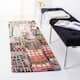 SAFAVIEH Aspen Ellada Bohemian Abstract Wool Rug - 2'3" x 11' Runner - Ivory/Black