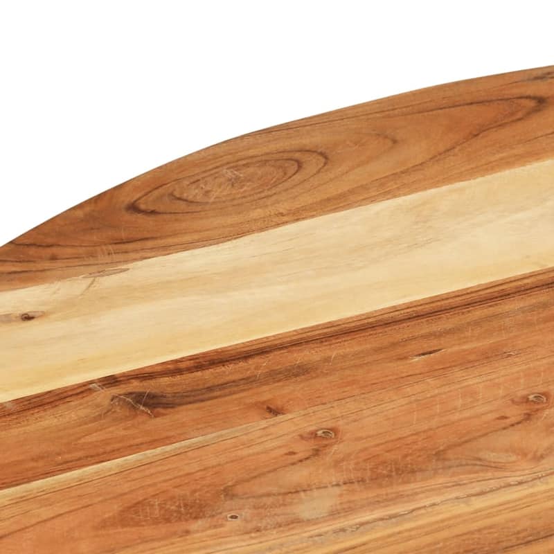 vidaXL Side Table 26.8"x26.8"x22" Solid Acacia Wood - 26.8" x 26.8" x 22"